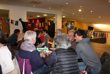 Groupe participant à un café langues en allemand à Pessac