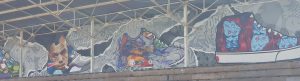 Street Art au stade Bellegrave, Pessac, 2023